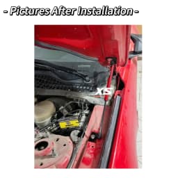 Hood Dampers For Ford Mustang S550 6th 2015-2023 Modify Front Bonnet Lift Support Gas Struts Shocks Absorber Cylinder Verins Rod