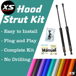 Hood Dampers For Ford Mustang S550 6th 2015-2023 Modify Front Bonnet Lift Support Gas Struts Shocks Absorber Cylinder Verins Rod