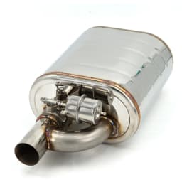 51mm 63mm 76mm Exhaust Muffler With Dump Valve Stainless Steel Electric Exhaust Cutout Remote Control Set Universal