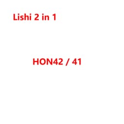 1PCS/LOT Lishi HON42/41 2 in 1 Decoder and designed for Honda Motorcycles 8 Cut LISHI HON42 2IN1TOOL
