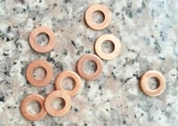 7x15mm/9x18mm Diesel Common Rail Injector Nozzle Copper Washer Seal O Ring Pad Gasket Pump Repair Tool