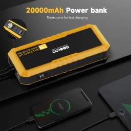 GOOLOO 4000A Start Power Bank 20000mAh Jump Starter Car Booster External Battery 12V Starting Device for Petrol Diesel Powerbank