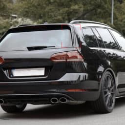 For Volkswagen VW Golf 7 Variant Wagen Gloss Black Car Rear Window Side Spoiler ABS Spoilers Canards Splitter 2014-2017 Auto