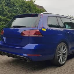 For Volkswagen VW Golf 7 Variant Wagen Gloss Black Car Rear Window Side Spoiler ABS Spoilers Canards Splitter 2014-2017 Auto