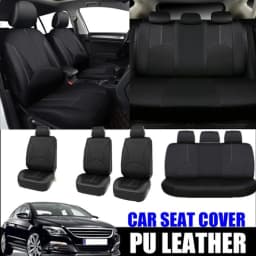 Universal Car PU Leather Front Car Seat Covers Fine Quality Back Car Seat Cover Auto Interior Car Seat Protector Cover