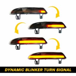 2pcs Dynamic Blinker For VW GOLF 5 MK5 Jetta GTI Passat B5.5 B6 Sknda Superb B5 Sharan LED Turn Signal Mirror Indicator Light