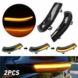 2pcs Dynamic Blinker For VW GOLF 5 MK5 Jetta GTI Passat B5.5 B6 Sknda Superb B5 Sharan LED Turn Signal Mirror Indicator Light