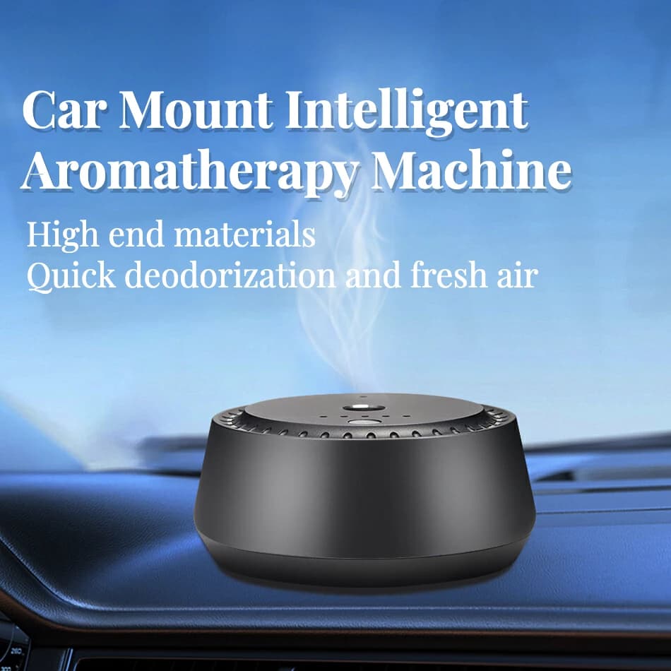 Car Mounted High-End Intelligent Spray Fragrance With Strong And Long-Lasting Aroma Alloy Material Accessory Car Air Freshener