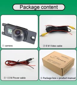 AHD 1080P 170° Fish Eye Vehicle Rear View Camera For Volvo V70 R XC70 2000 2001 2002 2003 2004 2005 2006 2007 HD Night Vision