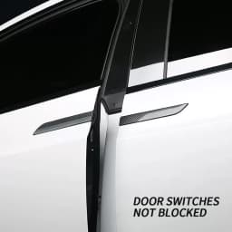 Carbon Fiber Car Exterior Door Handle Sticker Cover For Tesla Model X Trim Scratch Protector Accessory Decoration Fit Accessorie