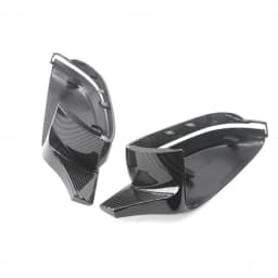 For BMW 3 4 5 7 8 Series G20 G21 G30 G38 G22 G23 G11 G12 G15 G16 Carbon Fiber Glossy Black Replacement Side Mirror Covers Cap