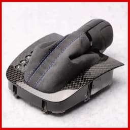 Leather car automatic shift knob shift lever stick DSG For Volkswagen Golf 6 Scirocco Jetta MK6GTI EOS MK5 automatic gear head