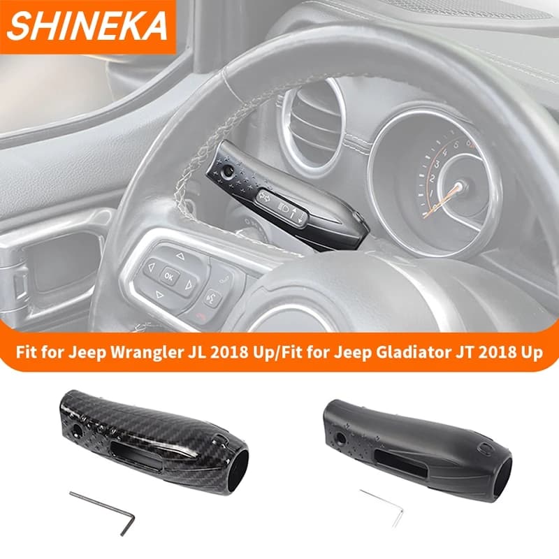 Turn Signal Lever Light Control Extension Switch Blinker Handle for Jeep Wrangler JL Gladiator JT 2018-2024 Interior Accessories