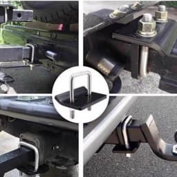 Heavy Duty Hitch Tightener For 1.25 and 2 Inch Tow Trailer Hitches U Bolt Ball Mount Stabilizer