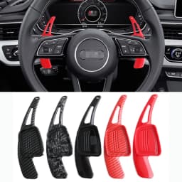 Car Steering Wheel Shift Paddle Shifter Extension For Audi A3 S3 A5 S5 2017 A4 B9 Q7 2016-2017 TT TTS
