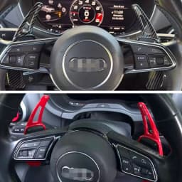 Car Steering Wheel Shift Paddle Shifter Extension For Audi A3 S3 A5 S5 2017 A4 B9 Q7 2016-2017 TT TTS