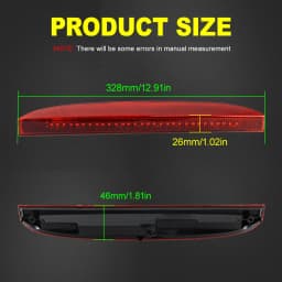 1 PCS 3rd Brake LightRear High Level Stop Light 7700410753 Brake Car LED For Renault Clio MK2 MK3 1998 1999 2000-2014