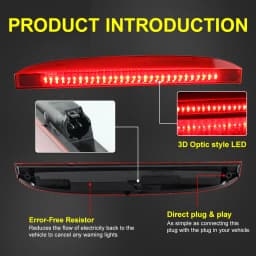 1 PCS 3rd Brake LightRear High Level Stop Light 7700410753 Brake Car LED For Renault Clio MK2 MK3 1998 1999 2000-2014