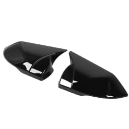 Car Side Mirror Cover 1 Pair Rearview Mirror Gloss Black Side Mirror Cover Housing Replacement for Elantra CN7 2021 to 2023