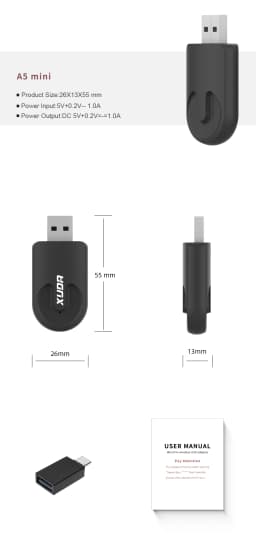 XUDA 2025 Wireless CarPlay Android Auto Wireless Adapter Smart Mini Box Plug And Play WiFi Fast Connect Universal For Nissan
