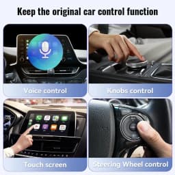 XUDA 2025 Wireless CarPlay Android Auto Wireless Adapter Smart Mini Box Plug And Play WiFi Fast Connect Universal For Nissan