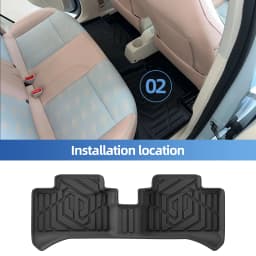 Sambee Left Drive for Leapmotor T03 EV 2024 -2026 Car Floor Mats Trunk Pad TPE 3D Foot Mat Odorless Tray Anto Accessories Black