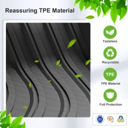 Sambee Left Drive for Leapmotor T03 EV 2024 -2026 Car Floor Mats Trunk Pad TPE 3D Foot Mat Odorless Tray Anto Accessories Black