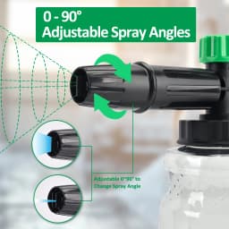 Pressure Washer Foam Cannon Foam Generator Snow Foam Lance with 1/4” Quick Connector for Portland Husky Ryobi Greenwork