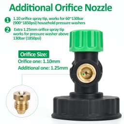Pressure Washer Foam Cannon Foam Generator Snow Foam Lance with 1/4” Quick Connector for Portland Husky Ryobi Greenwork