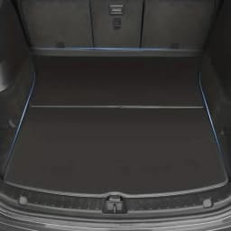 For Tesla Model Y Model 3 Highland Leather Trunk Mats Rear Seat Back Protector Pad Backrest All Weather Liner Pet Anti-kick Pad