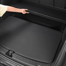 For Tesla Model Y Model 3 Highland Leather Trunk Mats Rear Seat Back Protector Pad Backrest All Weather Liner Pet Anti-kick Pad