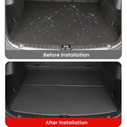 For Tesla Model Y Model 3 Highland Leather Trunk Mats Rear Seat Back Protector Pad Backrest All Weather Liner Pet Anti-kick Pad