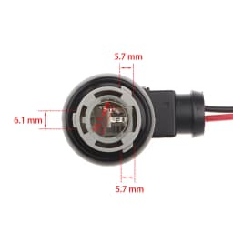 1Set BA15S P21W Bulb Socket Adapter Car Light Lamp Holder Cable Connector Accessories