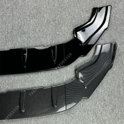 ABS Front Bumper Lip Spoiler Splitter Diffuser Canards Bodykit Cover Guard Trim for VW Golf 7 MK7 7.5 GTI GTD R R-Line 2012-2019