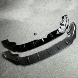 ABS Front Bumper Lip Spoiler Splitter Diffuser Canards Bodykit Cover Guard Trim for VW Golf 7 MK7 7.5 GTI GTD R R-Line 2012-2019