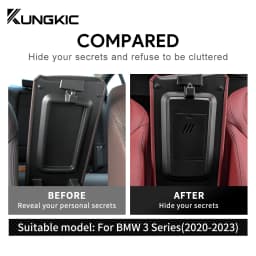 For BMW 3 4 Series G20 G42 i4 G22 G23 G26 G80 G82 Car Console Armrest Case Button Hidden Keys Card Storage Box Accessories