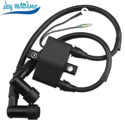 3A0-06048 Ignition Coil For Tohatsu Mercury Outboard Motor Parts 25 30HP 3A0-06048-1 160643 8M0047311 with Plug Cap