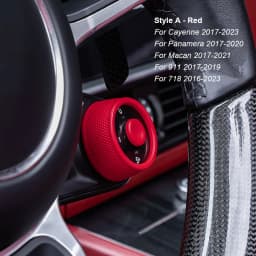 For Porsche Cayenne/Panamera 2017-2025 Macan/911/718 2016-2024 Taycan 20-25 Multicolour Steering Wheel SC Ejection Knob Button