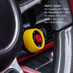 For Porsche Cayenne/Panamera 2017-2025 Macan/911/718 2016-2024 Taycan 20-25 Multicolour Steering Wheel SC Ejection Knob Button