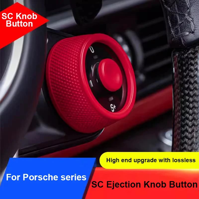 For Porsche Cayenne/Panamera 2017-2025 Macan/911/718 2016-2024 Taycan 20-25 Multicolour Steering Wheel SC Ejection Knob Button