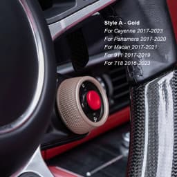 For Porsche Cayenne/Panamera 2017-2025 Macan/911/718 2016-2024 Taycan 20-25 Multicolour Steering Wheel SC Ejection Knob Button