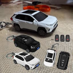 For Toyota Rav4 Model Key Case for Toyota Prius Camry Corolla CHR C-HR RAV4 Land Cruiser Prado Key Cover Fob Keychain Holder Bag