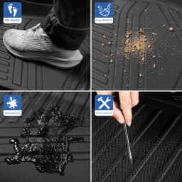 Smabee Left Drive for Mazda CX-5 CX5 2017-2024 2025 US Version TPE Car All -Weather Floor Mats Cargo Liner Trunk Pad Accessories