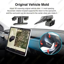 GrandNavi Screen Rotation Bracket For Tesla 2017-2023 Model 3 2019-2024 Model Y For 2024 Model 3 Highland Swivel Mount GPS