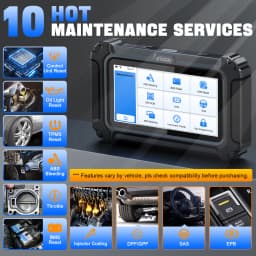 XTOOL D5 Automotive Scanner ABS SRS Engine AT System Scanner 10 Resets Service OBD2 Scanner Lifetime Free Update