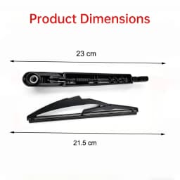 8" Inch Rear Wiper Blade & Arm Set Kit For Citroen C5 Aircross 2018 2019 2020 2023 Windshield Windscreen Clean Rear Window