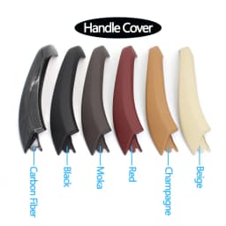 2PCS Car Front Rear Inner Door Left Right Handle Inside Pull Handle Panel Cover Trim For BMW X3 X4 G01 G02 F97 F98 2018-2022