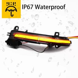 For BMW 1 2 3 4 X1 M Series F20 F21 F22 F30 E84 F87 i3 i3S Black Dynamic Turn Signal LED Rearview Mirror Indicator Blinker Light