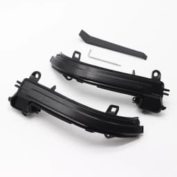 For BMW 1 2 3 4 X1 M Series F20 F21 F22 F30 E84 F87 i3 i3S Black Dynamic Turn Signal LED Rearview Mirror Indicator Blinker Light