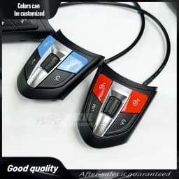 Steering wheel button, suitable for BMW F10 F20 F30 E70 E90 F32, 3 Series, 5 Series universal models, color modification